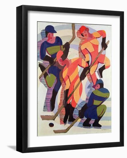 Hockey Players, 1934-Ernst Ludwig Kirchner-Framed Giclee Print