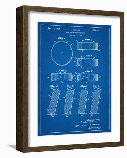 Hockey Puck Patent-null-Framed Art Print