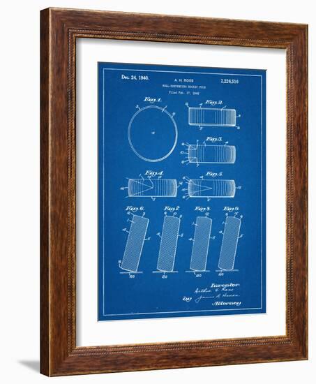 Hockey Puck Patent-null-Framed Art Print