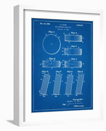 Hockey Puck Patent-null-Framed Art Print