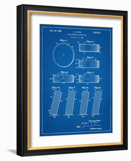 Hockey Puck Patent-null-Framed Art Print