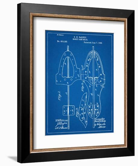 Hockey Skate Patent-null-Framed Premium Giclee Print