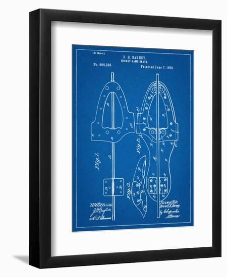 Hockey Skate Patent-null-Framed Premium Giclee Print