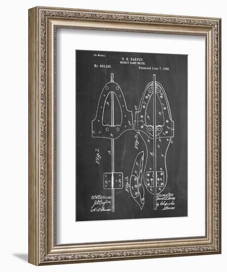 Hockey Skate Patent-null-Framed Premium Giclee Print