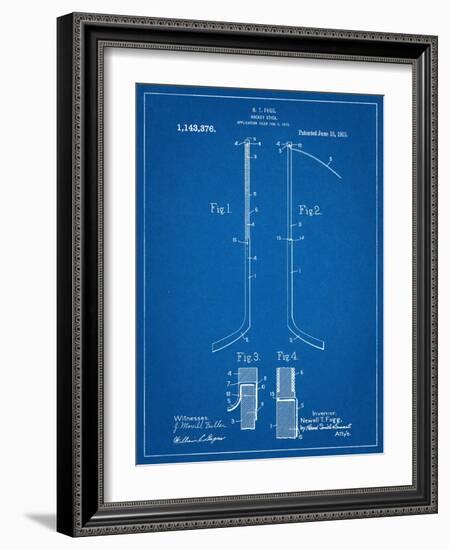 Hockey Stick Patent-null-Framed Art Print