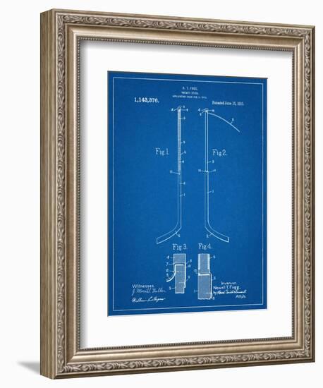 Hockey Stick Patent-null-Framed Art Print