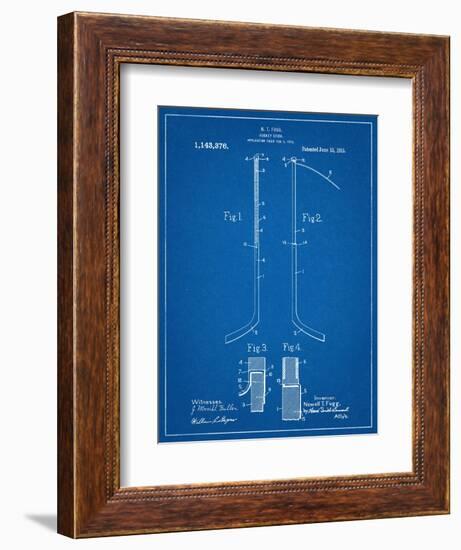 Hockey Stick Patent-null-Framed Art Print