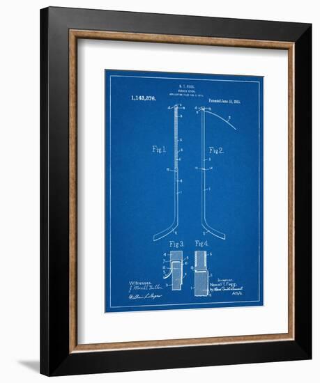 Hockey Stick Patent-null-Framed Art Print