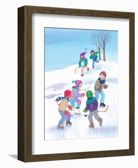 Hockey Time - Humpty Dumpty-Kathryn Mitter-Framed Giclee Print