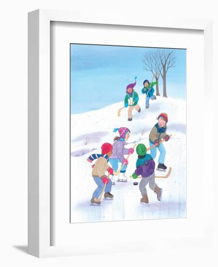 Hockey Time - Humpty Dumpty-Kathryn Mitter-Framed Giclee Print