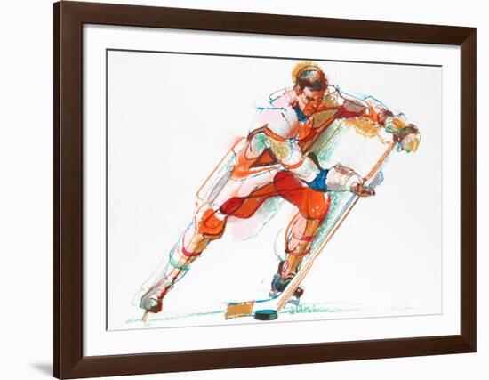 Hockey-Jim Jonson-Framed Collectable Print