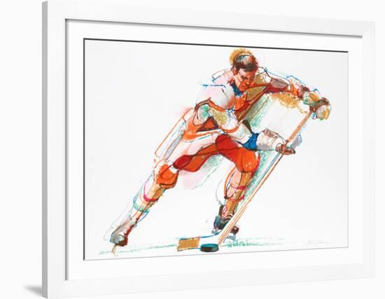 Hockey-Jim Jonson-Framed Collectable Print