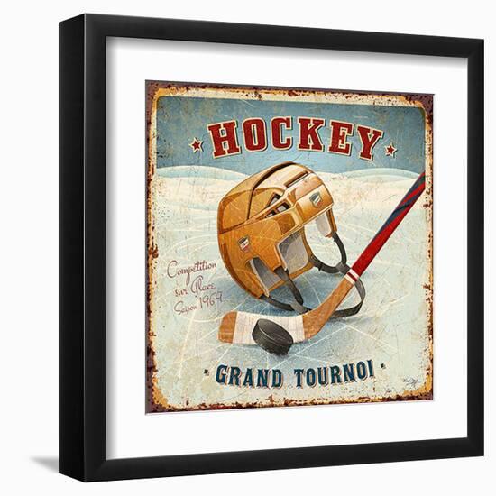 Hockey-Bruno Pozzo-Framed Art Print