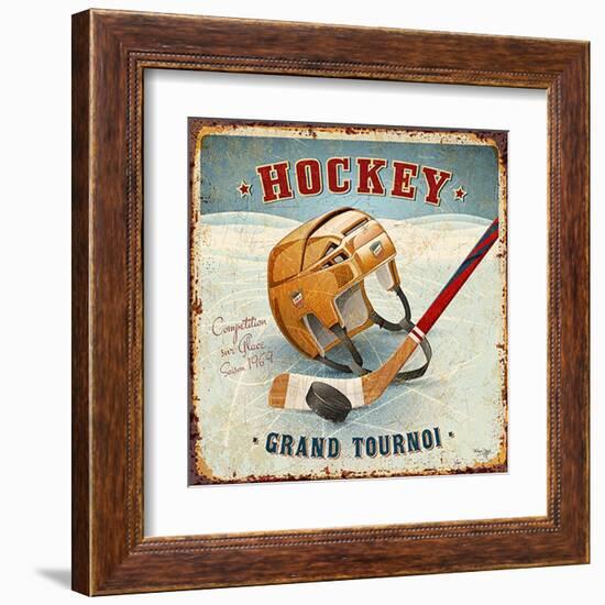 Hockey-Bruno Pozzo-Framed Art Print