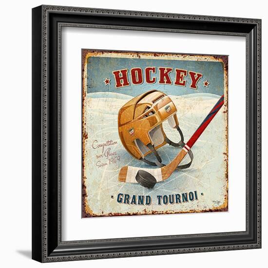 Hockey-Bruno Pozzo-Framed Art Print