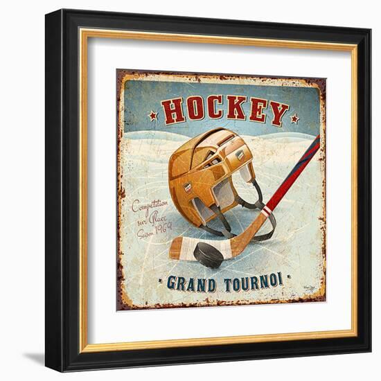 Hockey-Bruno Pozzo-Framed Art Print