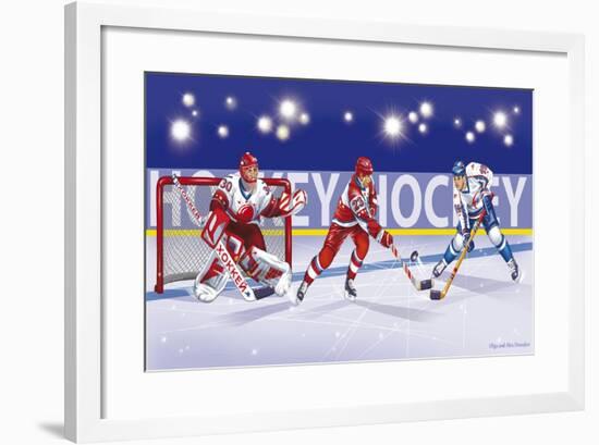 Hockey-Olga And Alexey Drozdov-Framed Giclee Print