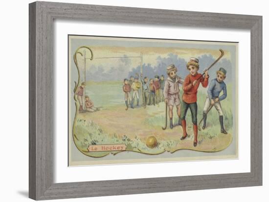 Hockey-null-Framed Giclee Print