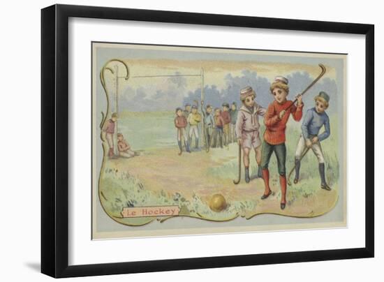 Hockey-null-Framed Giclee Print