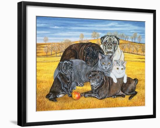Hocking County Pug-Cats, 1995-Ditz-Framed Giclee Print