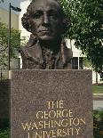 Bust of George Washington, George Washington University, Washington D.C., USA-Hodson Jonathan-Photographic Print