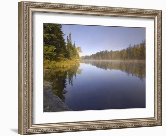 Hoe Lake, Boundary Waters Canoe Area Wilderness, Superior National Forest, Minnesota, USA-Gary Cook-Framed Photographic Print