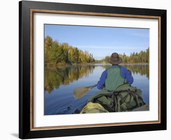 Hoe Lake, Boundary Waters Canoe Area Wilderness, Superior National Forest, Minnesota, USA-Gary Cook-Framed Photographic Print