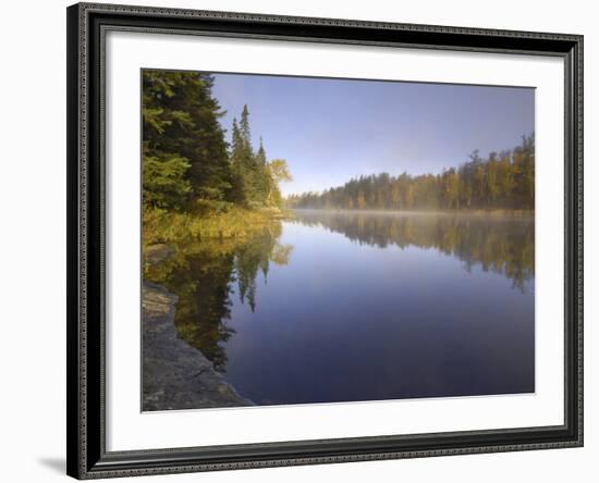 Hoe Lake, Boundary Waters Canoe Area Wilderness, Superior National Forest, Minnesota, USA-Gary Cook-Framed Photographic Print