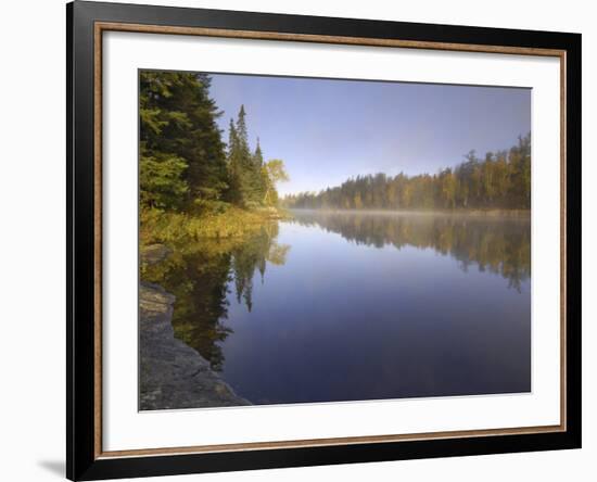 Hoe Lake, Boundary Waters Canoe Area Wilderness, Superior National Forest, Minnesota, USA-Gary Cook-Framed Photographic Print