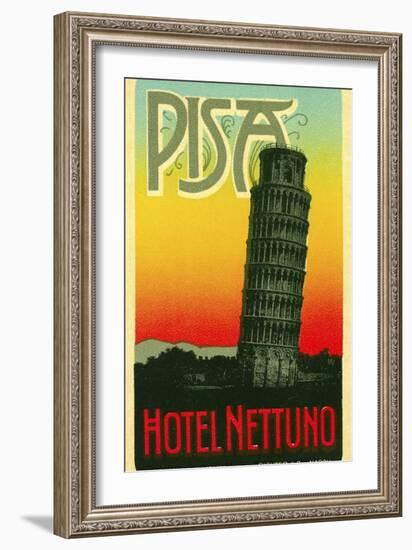 Hoel Nettuno, Pisa Italy-null-Framed Giclee Print