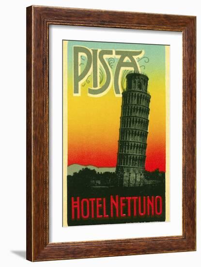 Hoel Nettuno, Pisa Italy-null-Framed Giclee Print