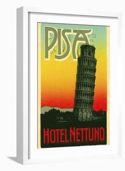 Hoel Nettuno, Pisa Italy-null-Framed Giclee Print