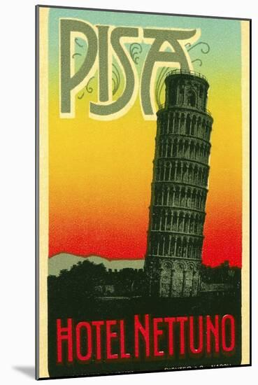 Hoel Nettuno, Pisa Italy-null-Mounted Giclee Print