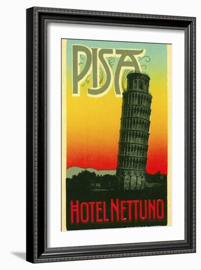 Hoel Nettuno, Pisa Italy-null-Framed Giclee Print
