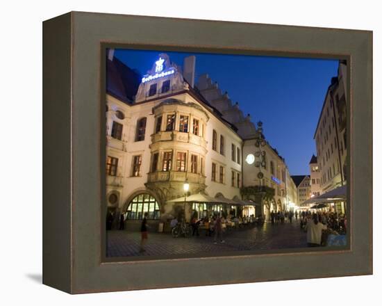 Hofbrauhaus Restaurant at Platzl Square, Munich's Most Famous Beer Hall, Munich, Bavaria, Germany-Yadid Levy-Framed Premier Image Canvas