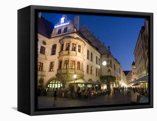 Hofbrauhaus Restaurant at Platzl Square, Munich's Most Famous Beer Hall, Munich, Bavaria, Germany-Yadid Levy-Framed Premier Image Canvas