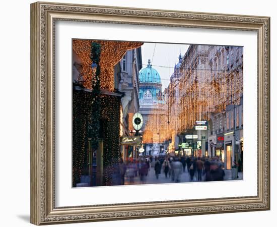 Hofburg and Kohlmarkt, Vienna, Austria-Jon Arnold-Framed Photographic Print