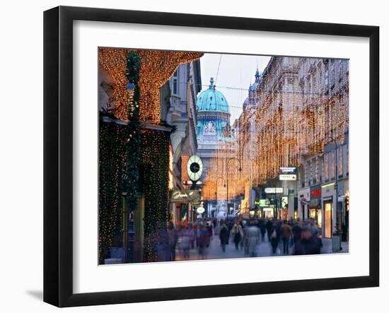 Hofburg and Kohlmarkt, Vienna, Austria-Jon Arnold-Framed Photographic Print