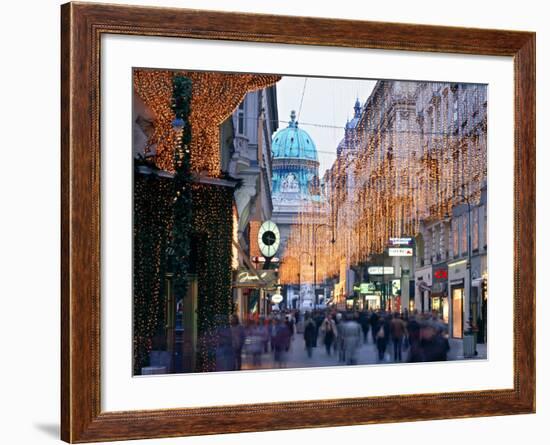 Hofburg and Kohlmarkt, Vienna, Austria-Jon Arnold-Framed Photographic Print