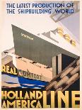 Advertisement for the Holland America Line, c.1932-Hoff-Premier Image Canvas