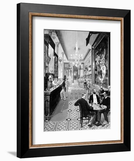 Hoffman House Bar-null-Framed Giclee Print