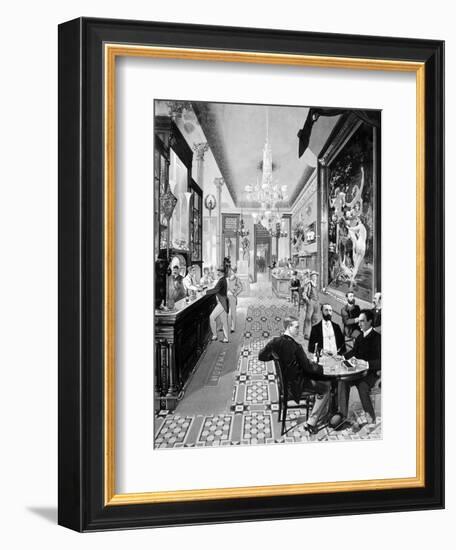 Hoffman House Bar-null-Framed Giclee Print