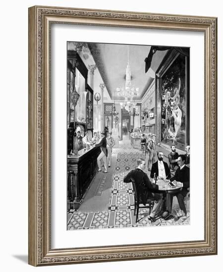 Hoffman House Bar-null-Framed Giclee Print