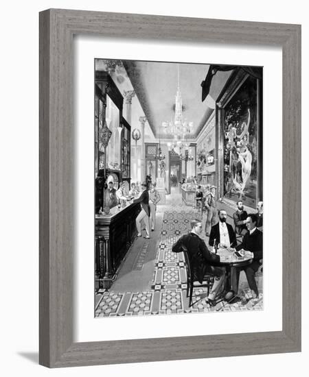 Hoffman House Bar-null-Framed Giclee Print