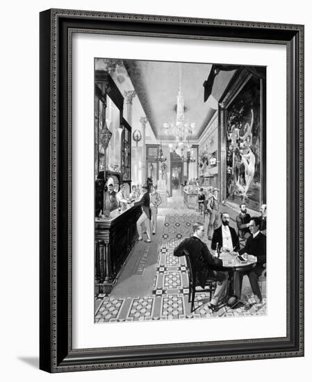Hoffman House Bar-null-Framed Giclee Print