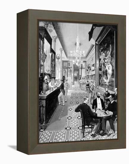 Hoffman House Bar-null-Framed Premier Image Canvas