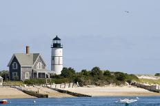 Lighthouse and Home at Cape Cod-Hofmeester-Photographic Print