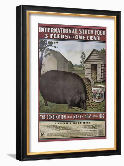 Hog Food-null-Framed Giclee Print