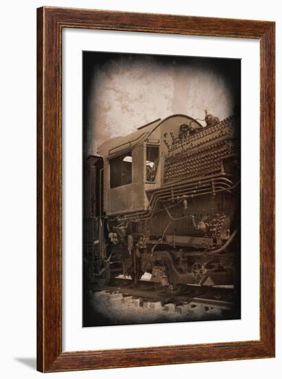 Hog Heads Office-George Johnson-Framed Photo