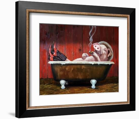 Hog Heaven-Lucia Heffernan-Framed Art Print